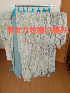 着物袷着流し 男女六枚揃い組み 大衆演劇 舞台 舞踊に！ - メルカリ