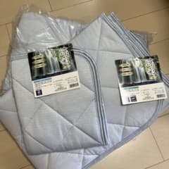 西川の接触冷感寝具 涼彩 極 敷きパッド 枕パッド 2点セット×2組 