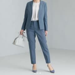 GREEN LABEL RELAXING ノーカラー パンツスーツ もももっち様専用 green label relaxing - メルカリ