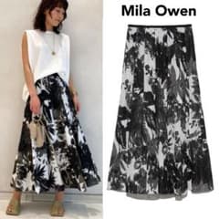 新品　Mila Owen　ミラオーウェン　ロングスカート　スカート　花柄のサムネイル