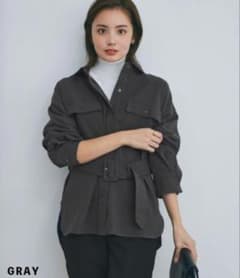 베이스먼트 온라인 더블 포켓 재킷 셔츠
