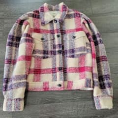 定価86,900円【イザベルマランエトワール】ピンクチェックショート