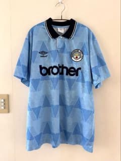 90s oasis UMBRO Manchester City ユニフォーム - メルカリ