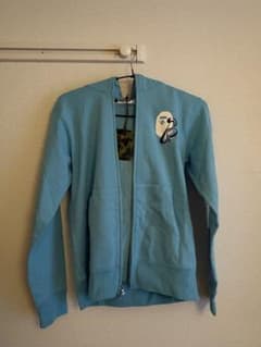 A BATHING APE フルジップパーカー 水色のサムネイル