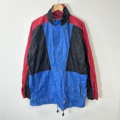 ビンテージ K-WAY ナイロンジャケット 幾何学模様 K-WAY ナイロンジャケット マルチカラー XL 80s 90s ビンテージ - メルカリ