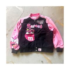 USA designed M&M embroidered jacket - メルカリ