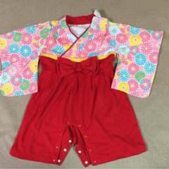 袴ロンパース   80のサムネイル
