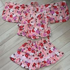 浴衣ドレス 甚平 女の子のサムネイル