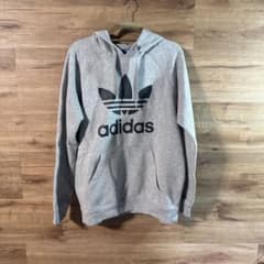 adidas メンズ グレー パーカーのサムネイル