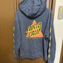 SANTA CRUZ フード付きパーカー グレーのサムネイル