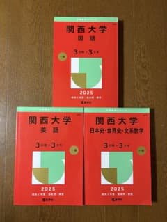 【バラ売り⭕️】関西大学 赤本 文系 2025 3冊セットのサムネイル