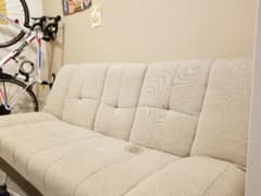 ニトリ　ソファベッド　ベージュ 引き取り限定のサムネイル