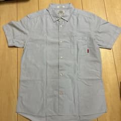 WTAPS×トーマスメイソン 半袖オックスフォードシャツ青Mのサムネイル