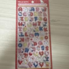 サンリオ文字ボンボンドロップシール　キティ　スタンダードのサムネイル