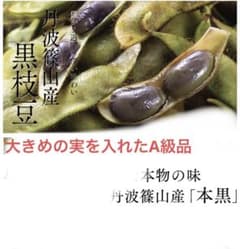 丹波篠山　黒枝豆のサムネイル