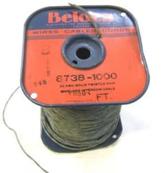 VINTAGE配線材■奇跡 ベルデン1958年製 BELDEN 10cm切売