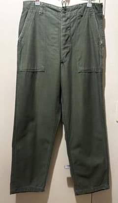 70s US ARMY OG107 UTILITY PANTベイカーパンツのサムネイル
