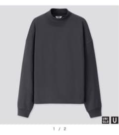 【新品】ユニクロ モックネックTのサムネイル