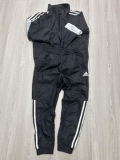 adidas 黒 ジャージ 3本ストライプのサムネイル