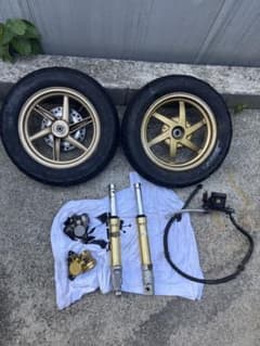 HONDA ライブディオZX AF35 前後ホイール 足回りセット - メルカリ