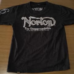 Norton ノートン　Tシャツ　刺繍ロゴ　サイズLのサムネイル
