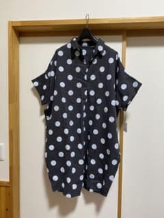 水玉ロングシャツのサムネイル