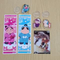 忍たま乱太郎 ロングステッカー＆アクリミニ＆クリアカードセットのサムネイル
