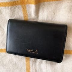 アニエスベー　カードケース　黒　ブラックのサムネイル