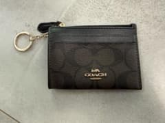 COACH シグネチャー カードケース コインケース IDケース キーリング付のサムネイル