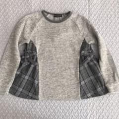 タグ付き新品未使用　 BeBe♡切り替えフレアトップスのサムネイル
