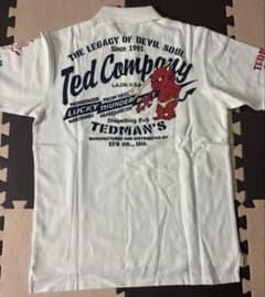 TEDMAN テッドマン エフ商会 抜染 プリント ポロシャツ Mサイズ ③