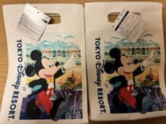東京ディズニーリゾート ミッキーマウス ショップ袋 風デザイントート2枚セットのサムネイル