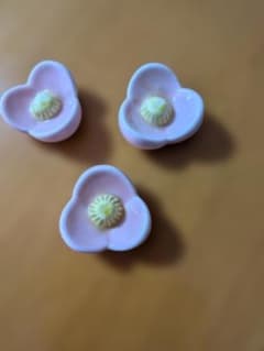 花形陶器箸置き 3個セットのサムネイル