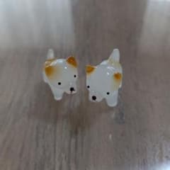 ガラス細工 柴犬2体のサムネイル
