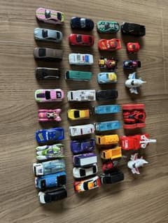 ミニカーセット 40台 多色 キャラクター車両 鬼滅の刃 ディズニー