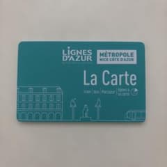 フランス ニース 交通ICカード Lignes d'Azurのサムネイル