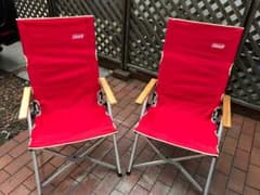 コールマン レイチェア レッド2脚のサムネイル
