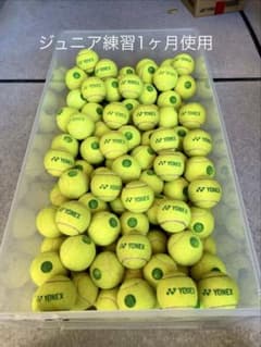 ジュニア練習1ヶ月使用 即日発送 中古硬式テニス グリーンボール30球