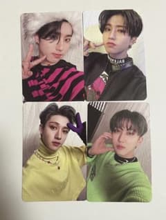 Straykids バンチャン ハン チャンビン タレントカード 4枚セットのサムネイル