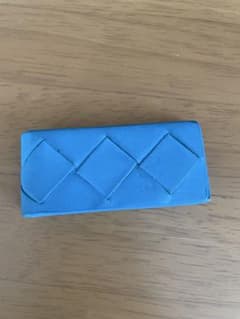 BOTTEGA VENETA マネークリップ レザー ブルー ボッテガ 財布のサムネイル