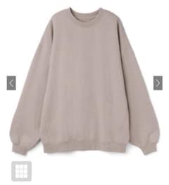 【58122様専用】裏起毛オーバーサイズスウェットトップス　グレージュのサムネイル
