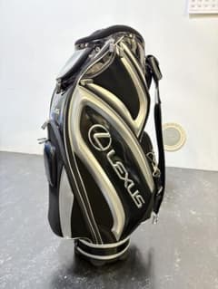 Lexus キャディバッグ ブラック/シルバー 未使用です - メルカリ