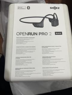 SHOKZ OPENRUN PRO 2 ブラック 骨伝導イヤホンのサムネイル