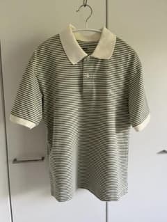 【美品】WANDERSON ストライプ 半袖ポロシャツ XSのサムネイル