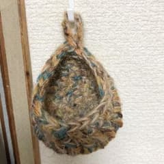 ろんちび様。専用。ミックス麻ひもカゴのサムネイル