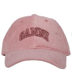 GANNI CAP HAT CORDUROY コーデュロイ キャップ ピンクのサムネイル