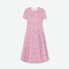 Reneルネ 】ファンシーツイードワンピース ピンクMIX(未使用に近い美品