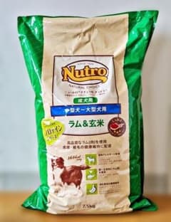 ☆新品/未開封☆Nutro ドッグフード ラム&玄米 7.5kg 中～大型犬用
