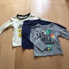 ロンT 男の子 100cm ３枚セットのサムネイル