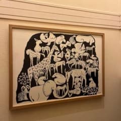 ミナペルホネン　LIFE PUZZLE ポスター　額付き　ACTUS 北欧 ミナペルホネン LIFE PUZZLE ポスター 額付き ACTUS 北欧 - メルカリ